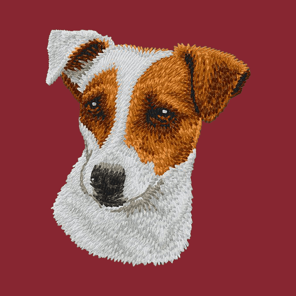 Parson Russell Terrier Embroidered Wearable Blanket