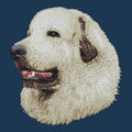 Great Pyrenees Embroidered Men's Denim Shirt