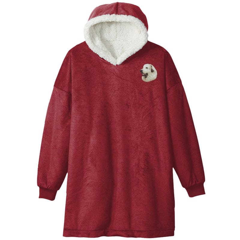 Great Pyrenees Embroidered Wearable Blanket