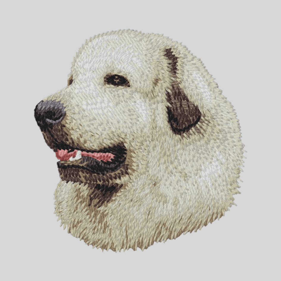 Great Pyrenees Embroidered Mock Neck Sweatshirt