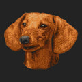 Dachshund Embroidered Sweatshirt Hoodie