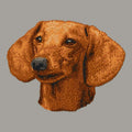 Dachshund Embroidered Sweatshirt Hoodie