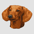 Dachshund Embroidered Sweatshirt Hoodie