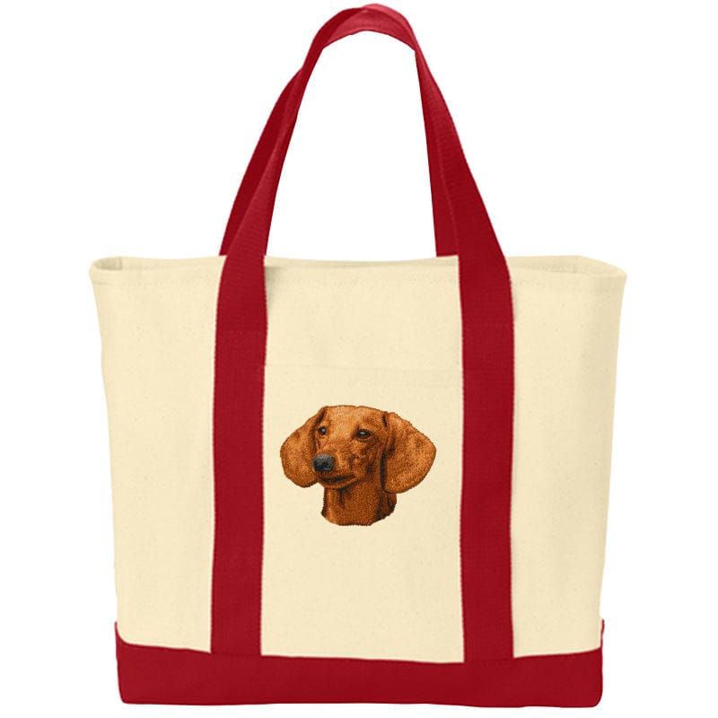 Dachshund Embroidered Tote