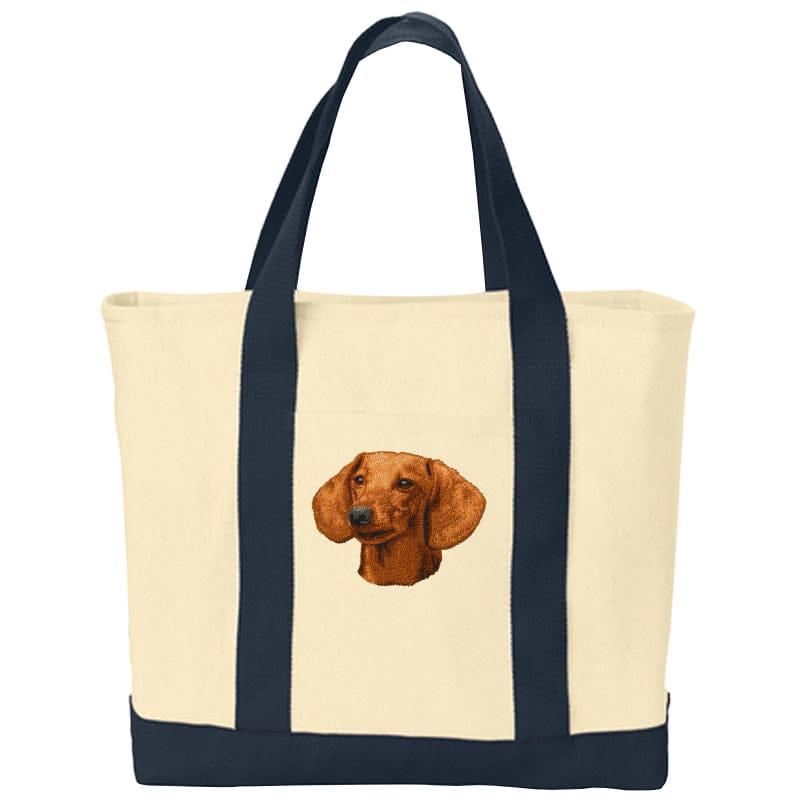 Dachshund Embroidered Tote