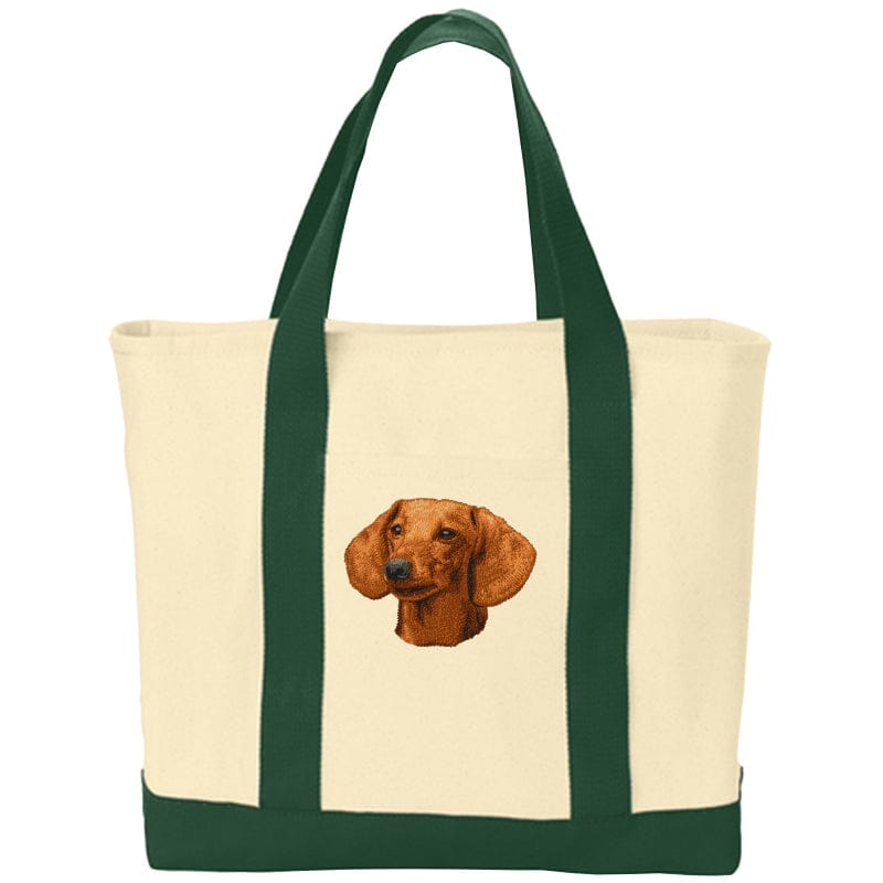 Dachshund Embroidered Tote