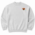 Dachshund Embroidered Mock Neck Sweatshirt