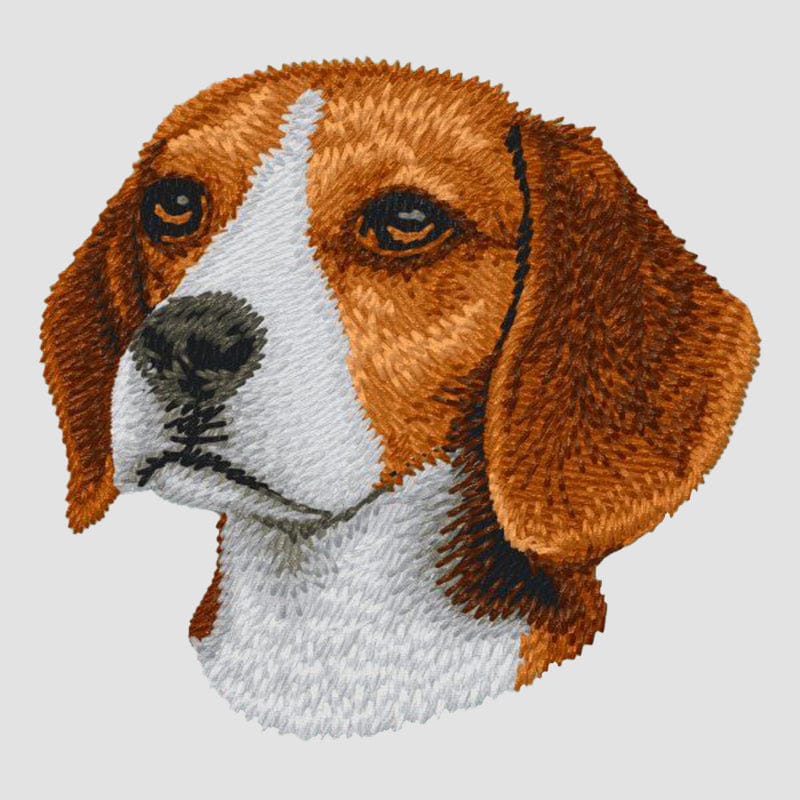 Beagle Embroidered Sweatshirt Hoodie