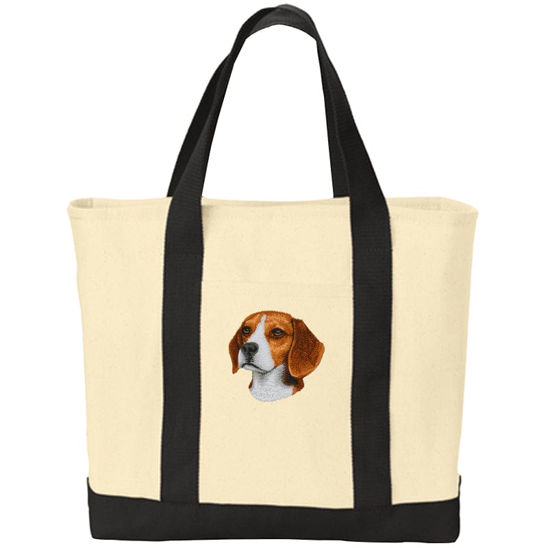 Beagle Embroidered Tote