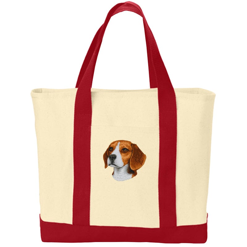 Beagle Embroidered Tote