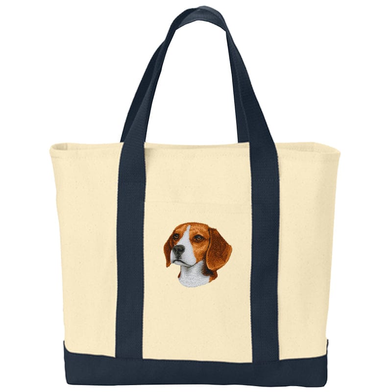 Beagle Embroidered Tote