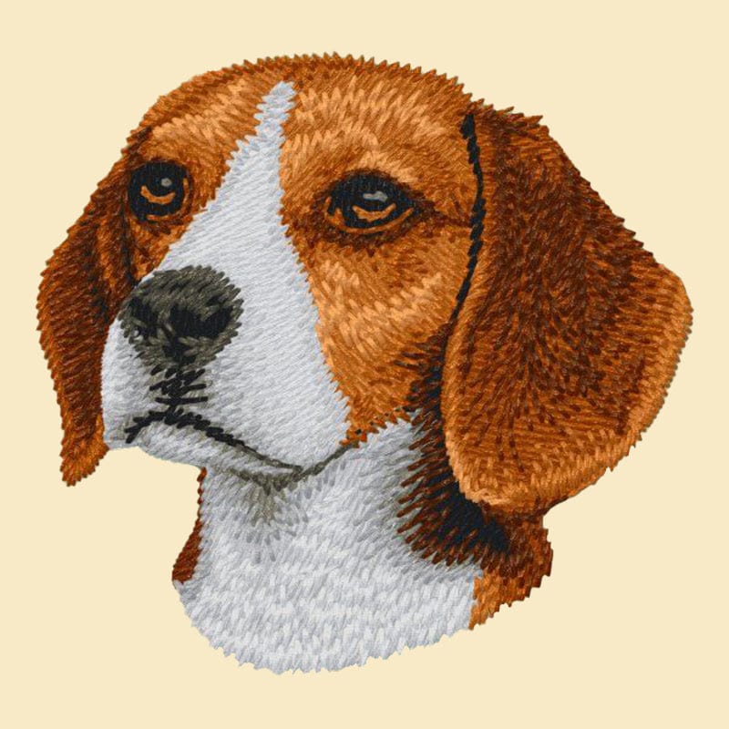 Beagle Embroidered Tote