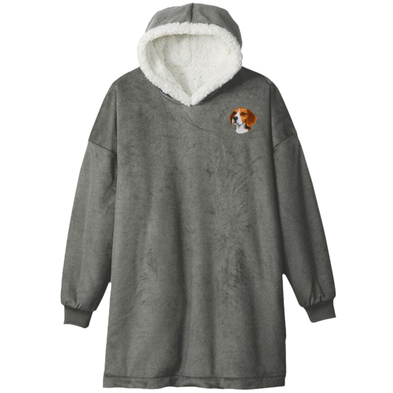 Beagle Embroidered Wearable Blanket