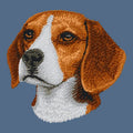 Beagle Embroidered Women's Denim Shirt