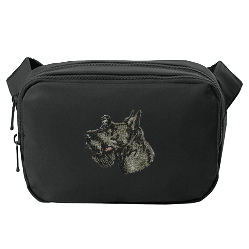 Scottish Terrier Embroidered Crossbody Bag