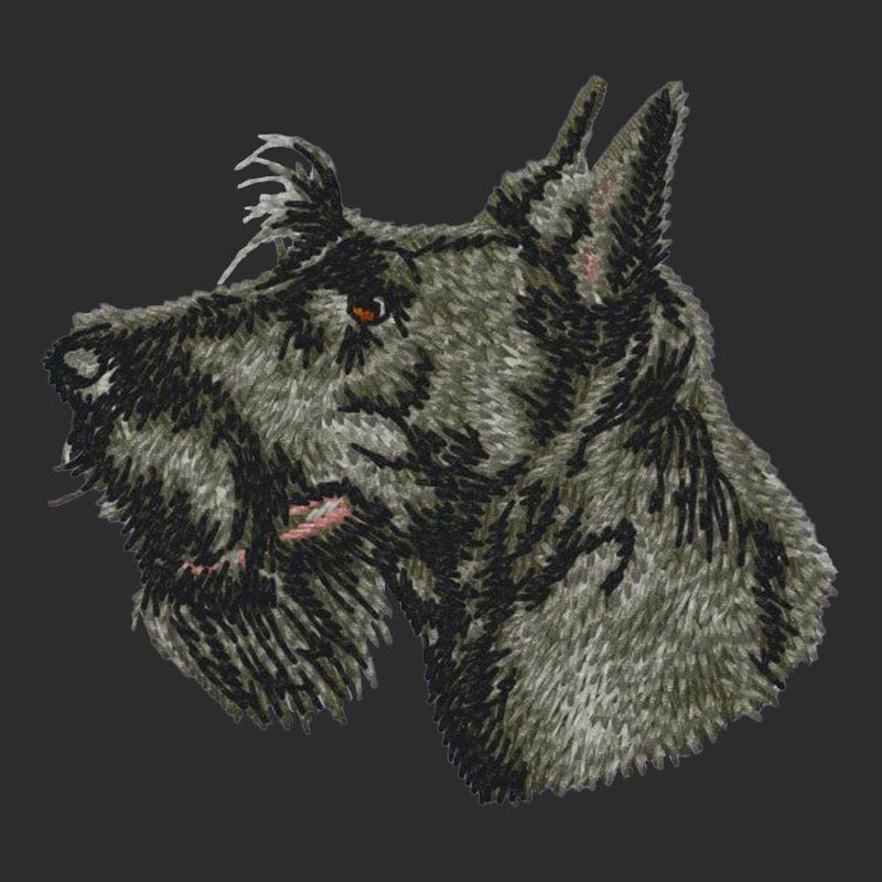 Scottish Terrier Embroidered Crossbody Bag