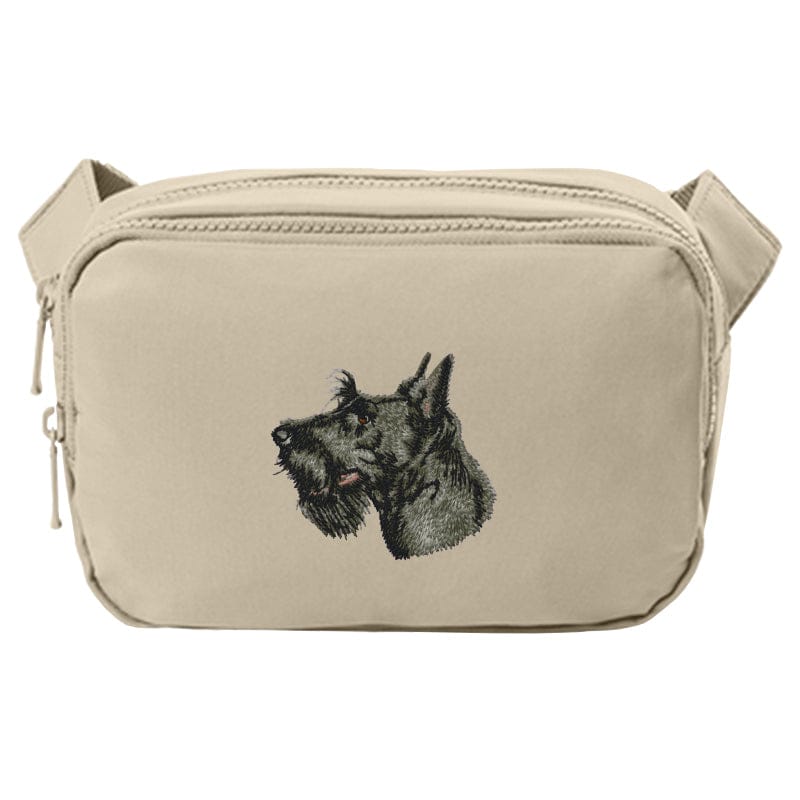 Scottish Terrier Embroidered Crossbody Bag
