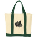 Scottish Terrier Embroidered Tote