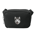 Alaskan Malamute Embroidered Crossbody Bag