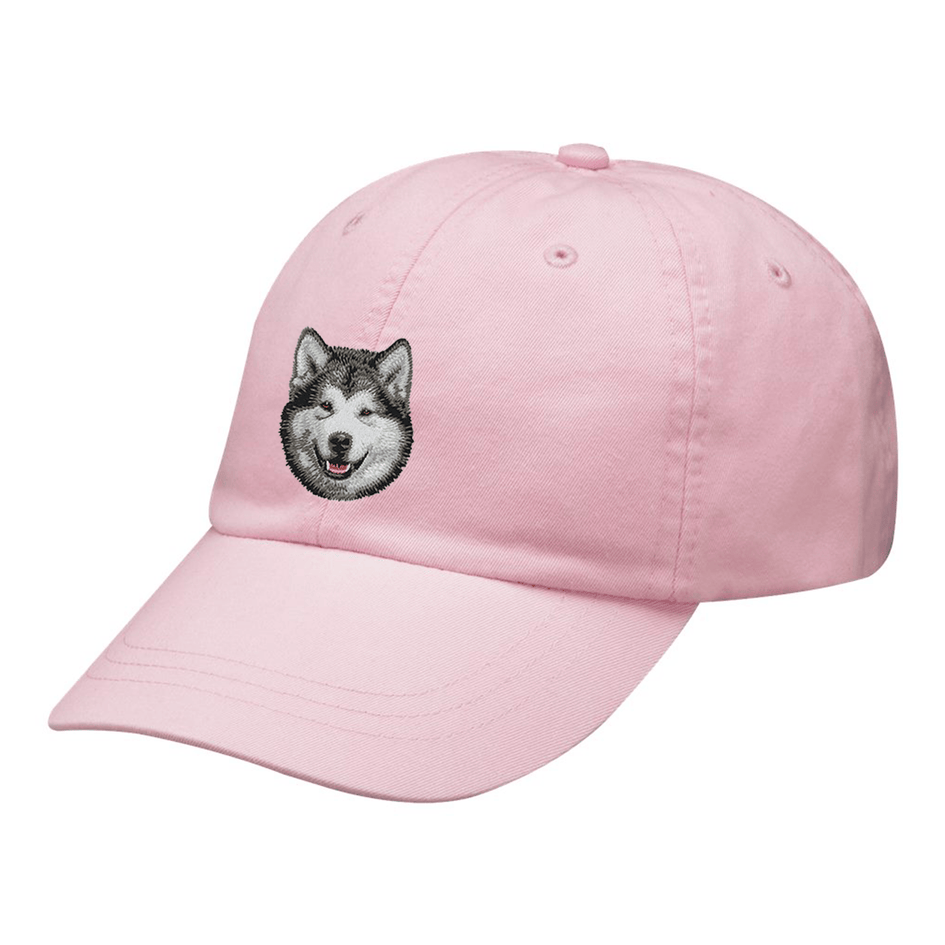 Alaskan Malamute Embroidered Baseball Cap