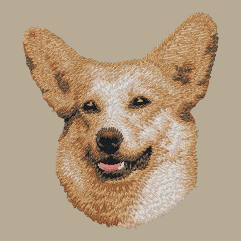 Pembroke Welsh Corgi Embroidered Crossbody Bag