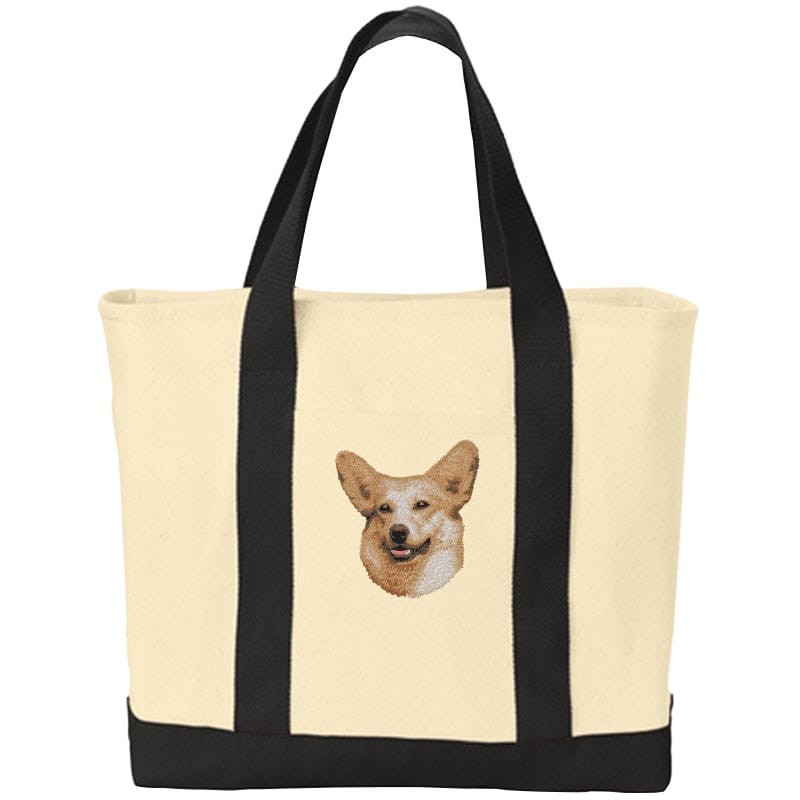 Pembroke Welsh Corgi Embroidered Tote