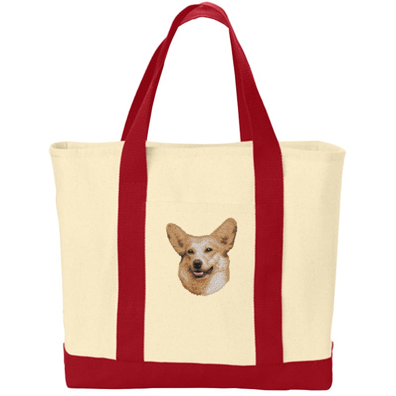 Pembroke Welsh Corgi Embroidered Tote