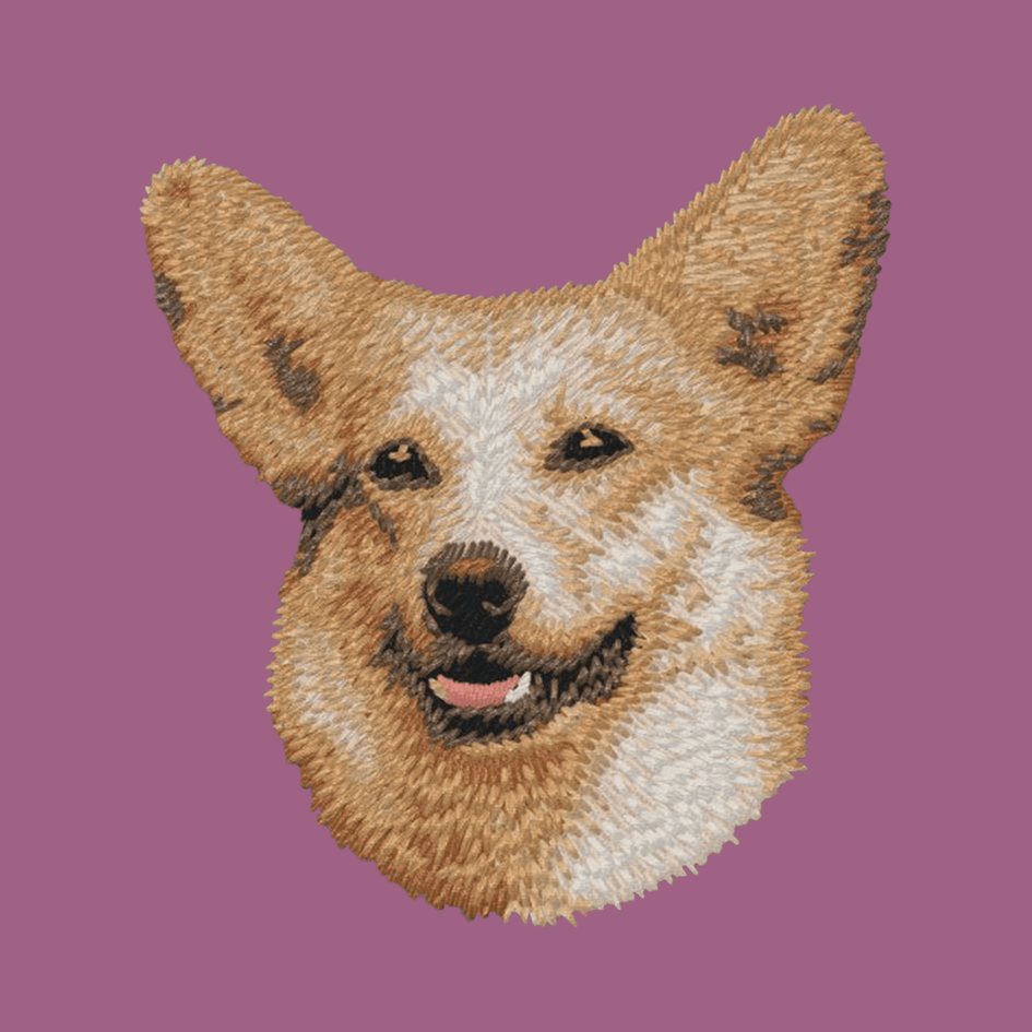 Pembroke Welsh Corgi Embroidered Classic Long Sleeve Shirt