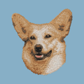 Pembroke Welsh Corgi Embroidered Classic Long Sleeve Shirt
