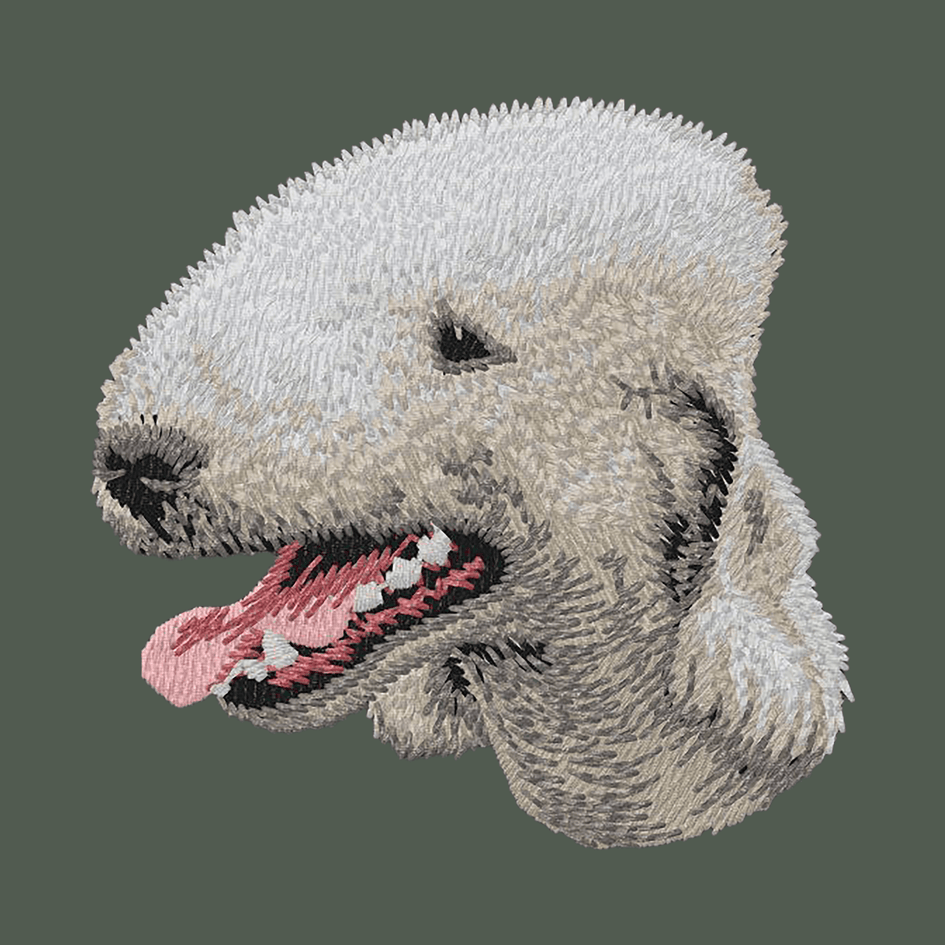 Bedlington Terrier Embroidered Baseball Cap