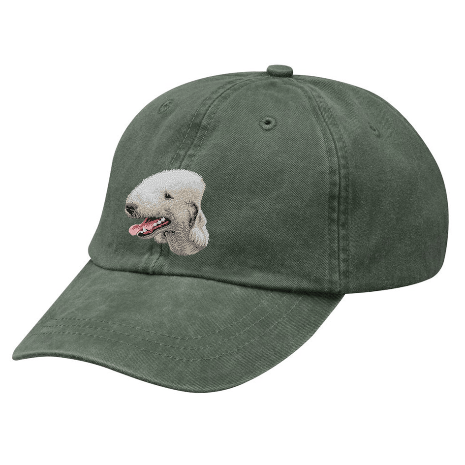Bedlington Terrier Embroidered Baseball Cap