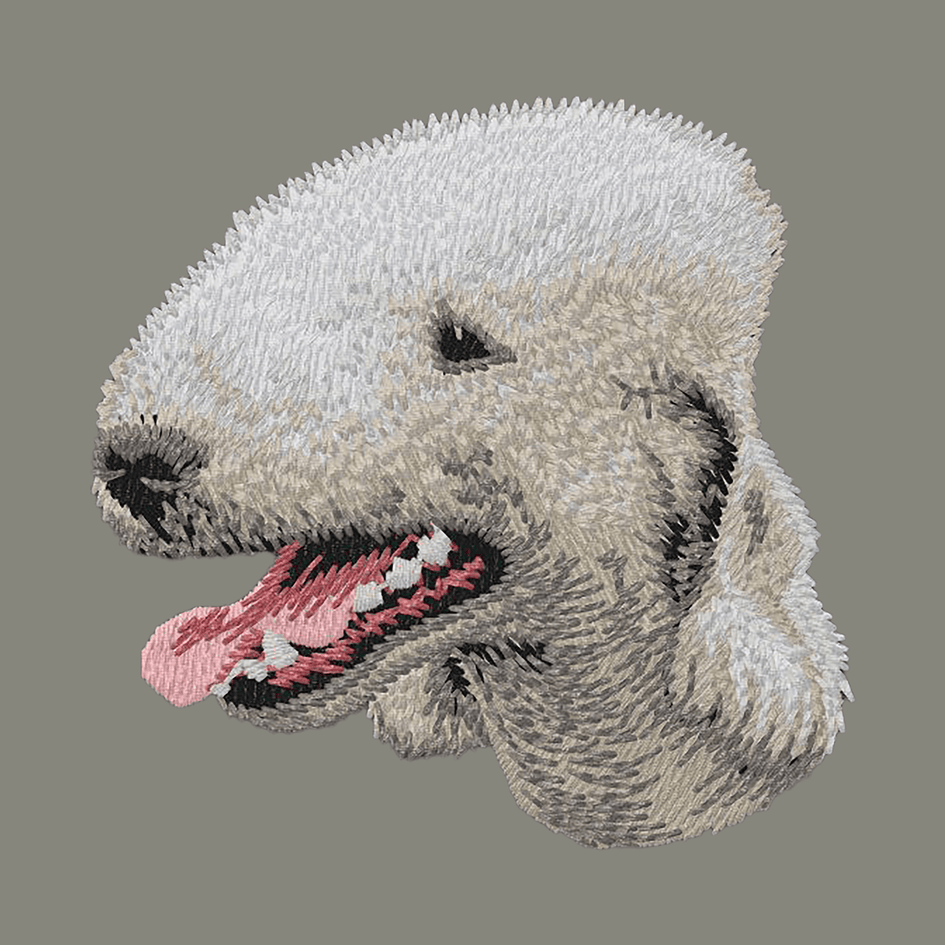 Bedlington Terrier Embroidered Baseball Cap