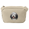 Bearded Collie Embroidered Crossbody Bag
