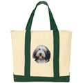 Bearded Collie Embroidered Tote