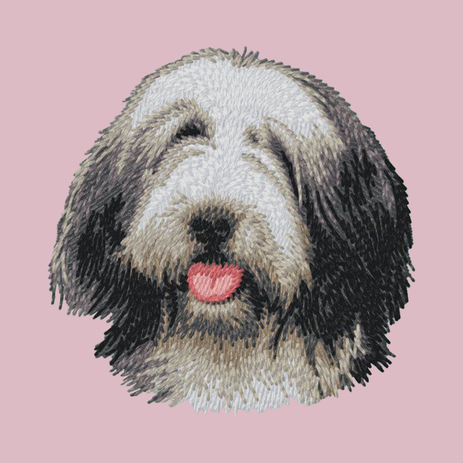 Bearded Collie Embroidered Baseball Cap
