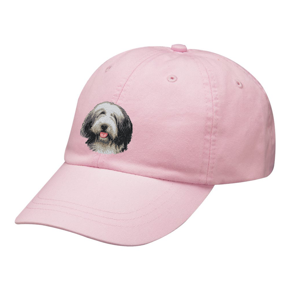 Bearded Collie Embroidered Baseball Cap