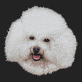 Bichon Frise Embroidered Sweatshirt Hoodie