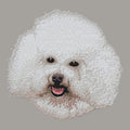 Bichon Frise Embroidered Sweatshirt Hoodie