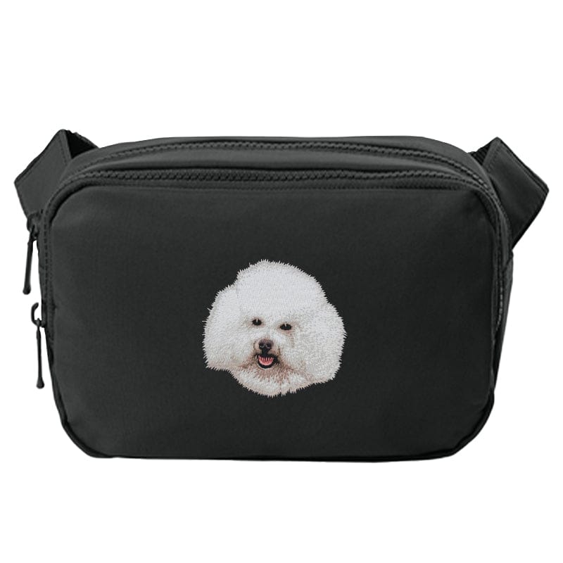 Bichon Frise Embroidered Crossbody Bag