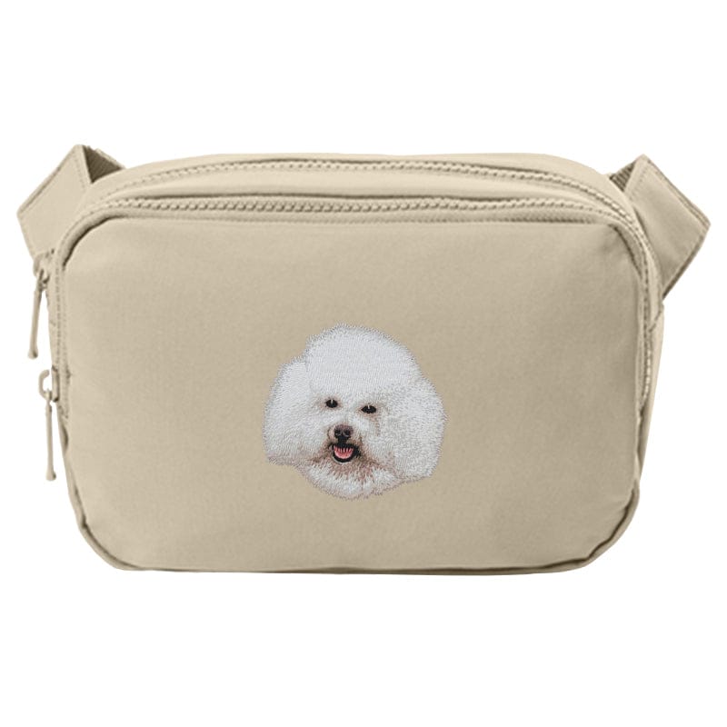 Bichon Frise Embroidered Crossbody Bag