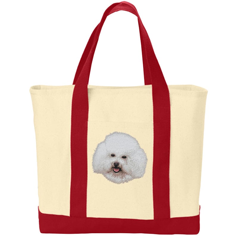 Bichon Frise Embroidered Tote