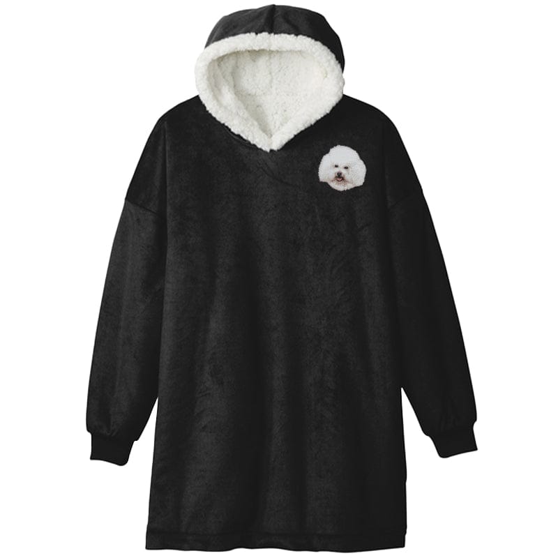 Bichon Frise Embroidered Wearable Blanket