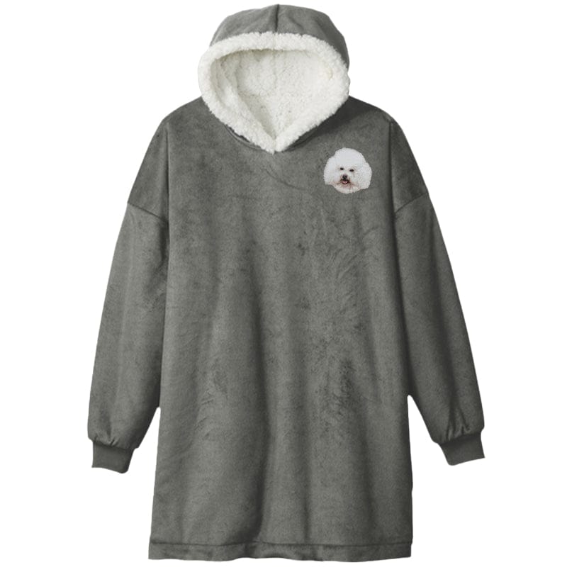 Bichon Frise Embroidered Wearable Blanket