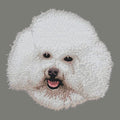 Bichon Frise Embroidered Wearable Blanket