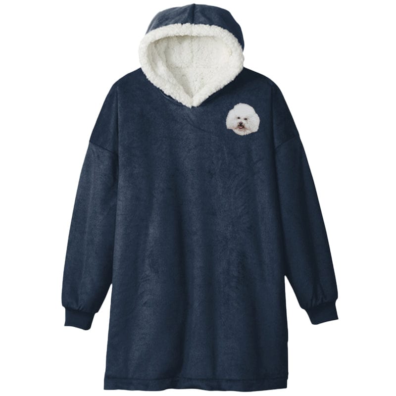 Bichon Frise Embroidered Wearable Blanket