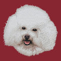 Bichon Frise Embroidered Wearable Blanket