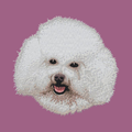 Bichon Frise Embroidered Classic Long Sleeve Shirt
