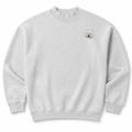Bichon Frise Embroidered Mock Neck Sweatshirt