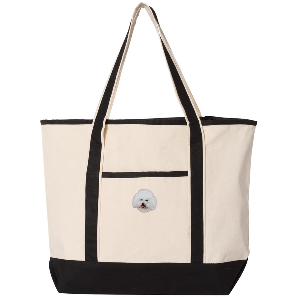 Bichon Frise Embroidered Tote
