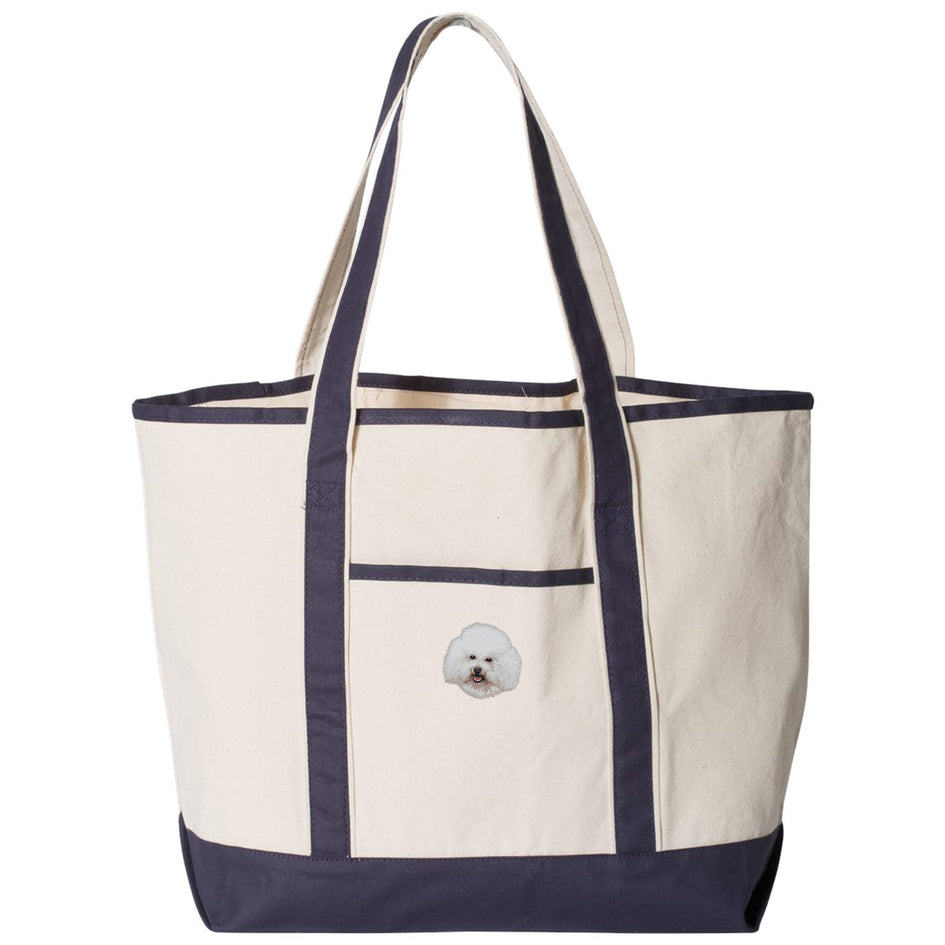 Bichon Frise Embroidered Tote
